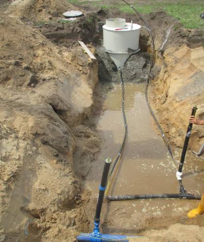 Zasíťování stavebních parcel, lokalita Nedomice