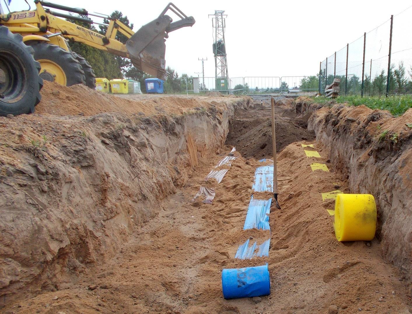 Zasíťování stavebních parcel, lokalita Nedomice