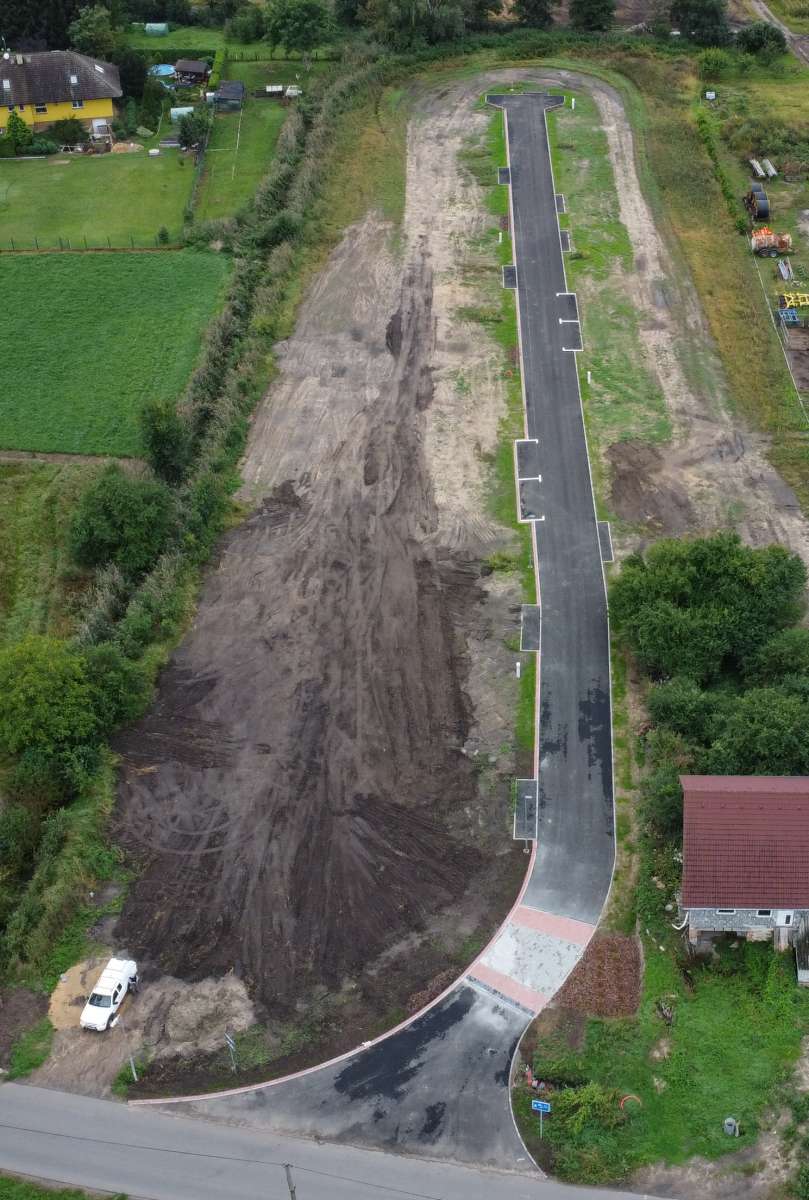 Zasíťování stavebních parcel, lokalita Nedomice