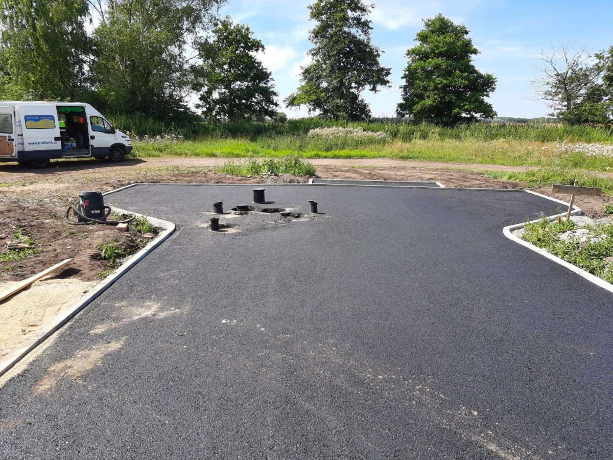 Zasíťování stavebních parcel, lokalita Nedomice